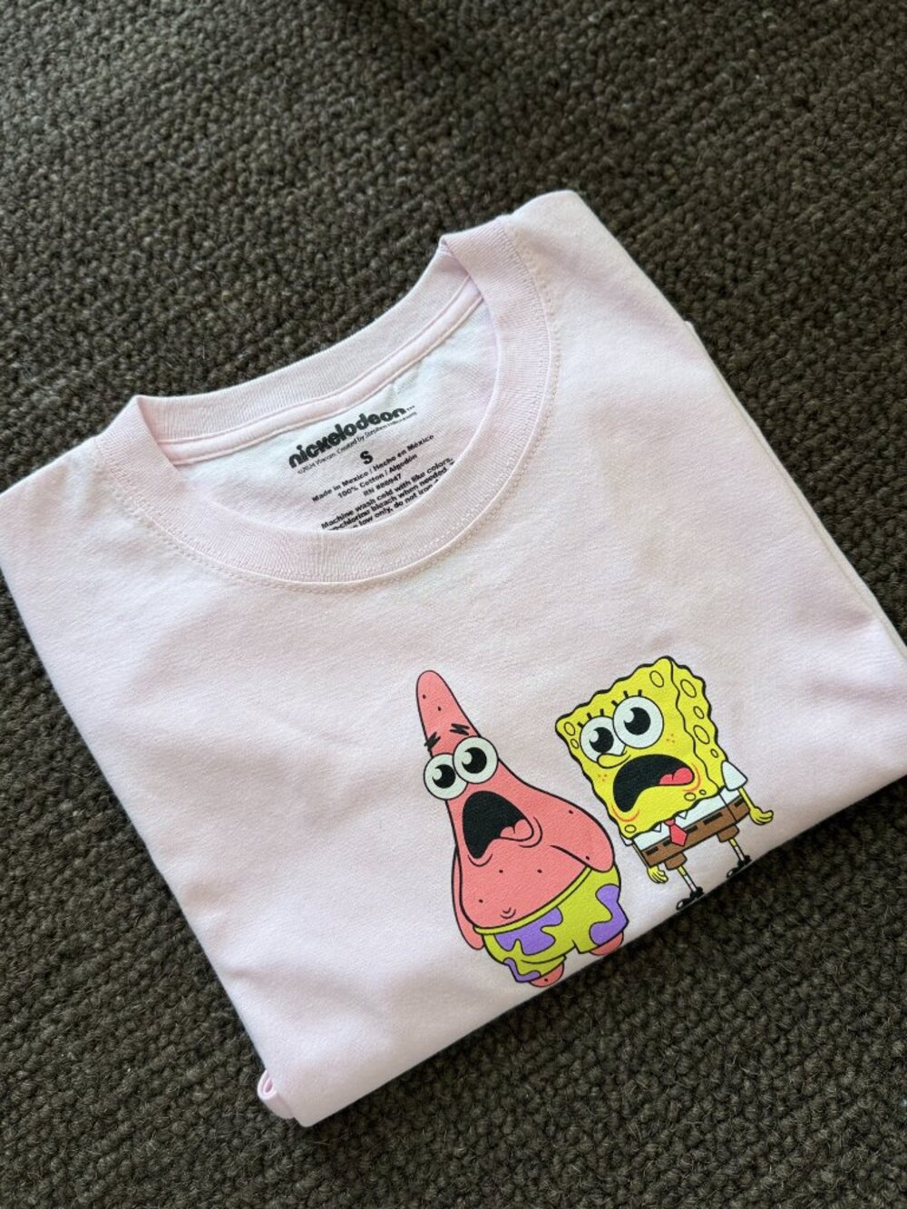 SpongeBob & Patrick Graphic T-Shirt | Size S | Nickelodeon